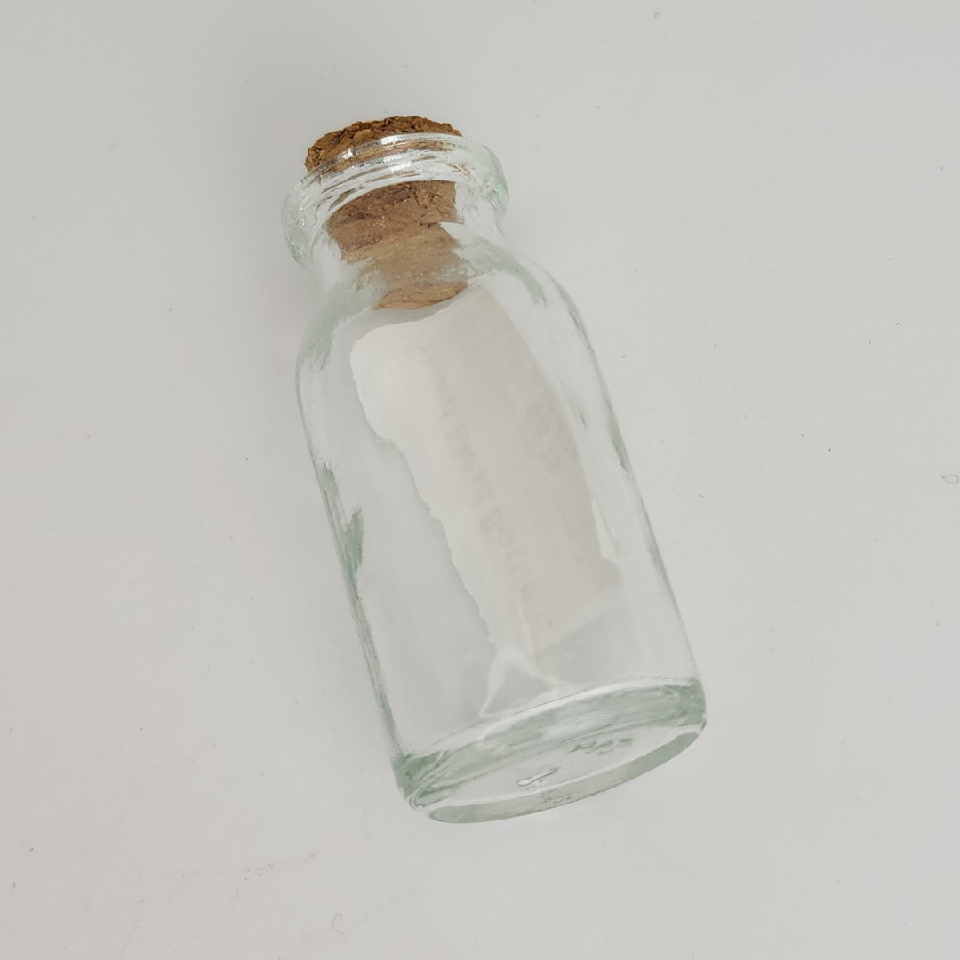 Seed Bead Bottle w/Cork