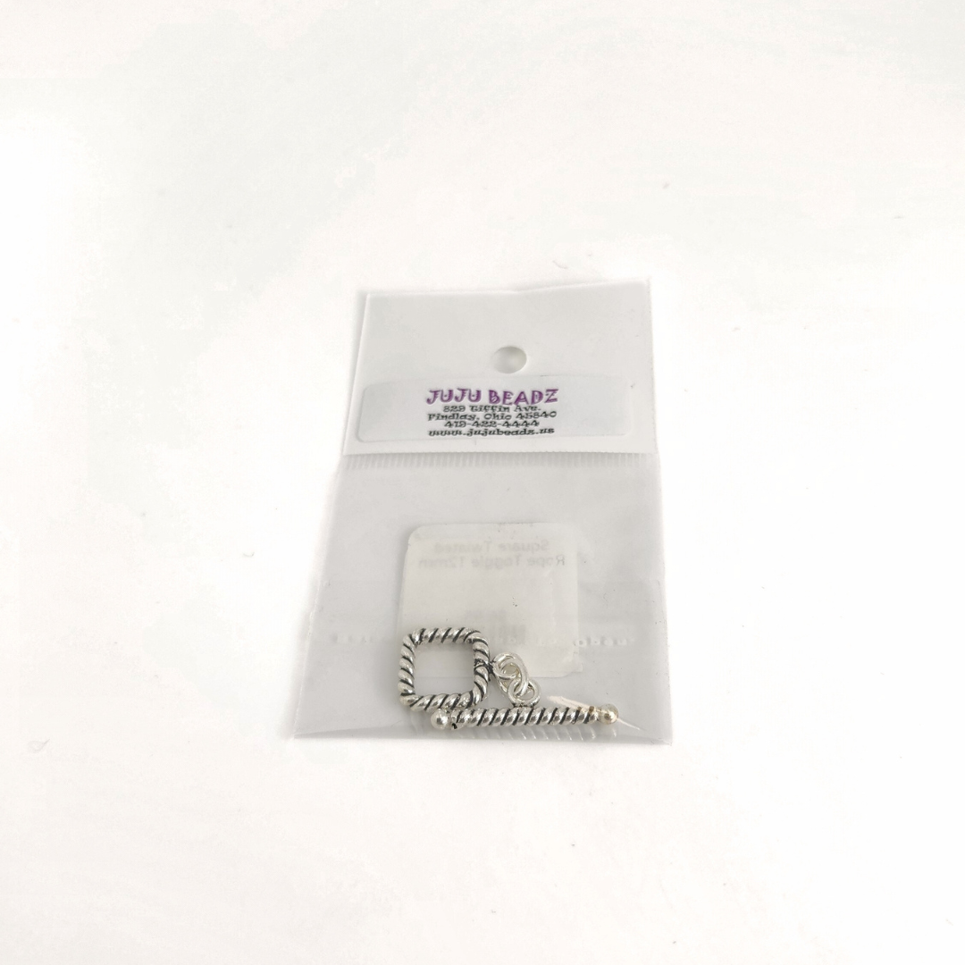 Square Twisted Rope Toggle 12mm