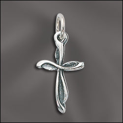 Pinwheel Cross 20x12mm