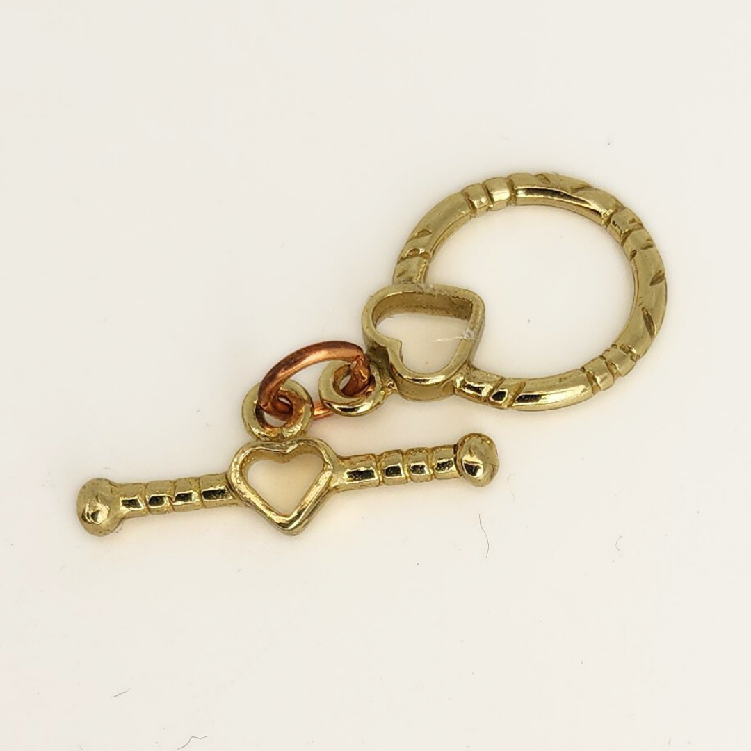 Round Heart Toggle 14.5mm
