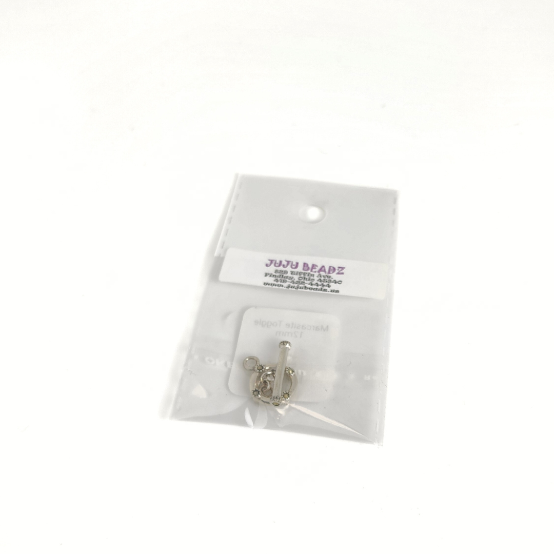 Marcasite Toggle 12mm