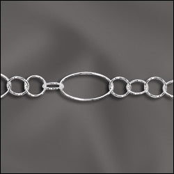 3 Ring/Oval Fancy Chain