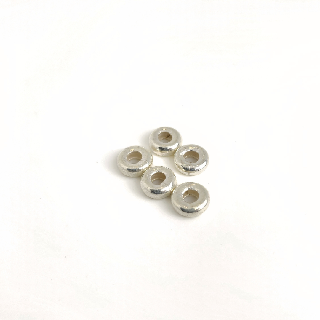 Plain Large Hole Hollow 4x8mm