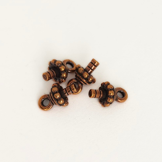 Beaded Glue In Cap w/ Loop