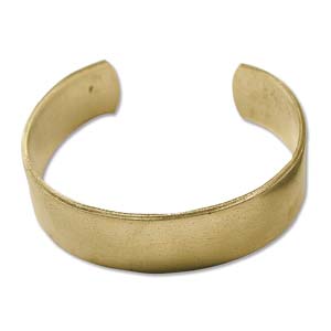 Brass Flat Cuff Bracelet