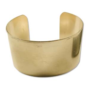 Brass Flat Cuff Bracelet