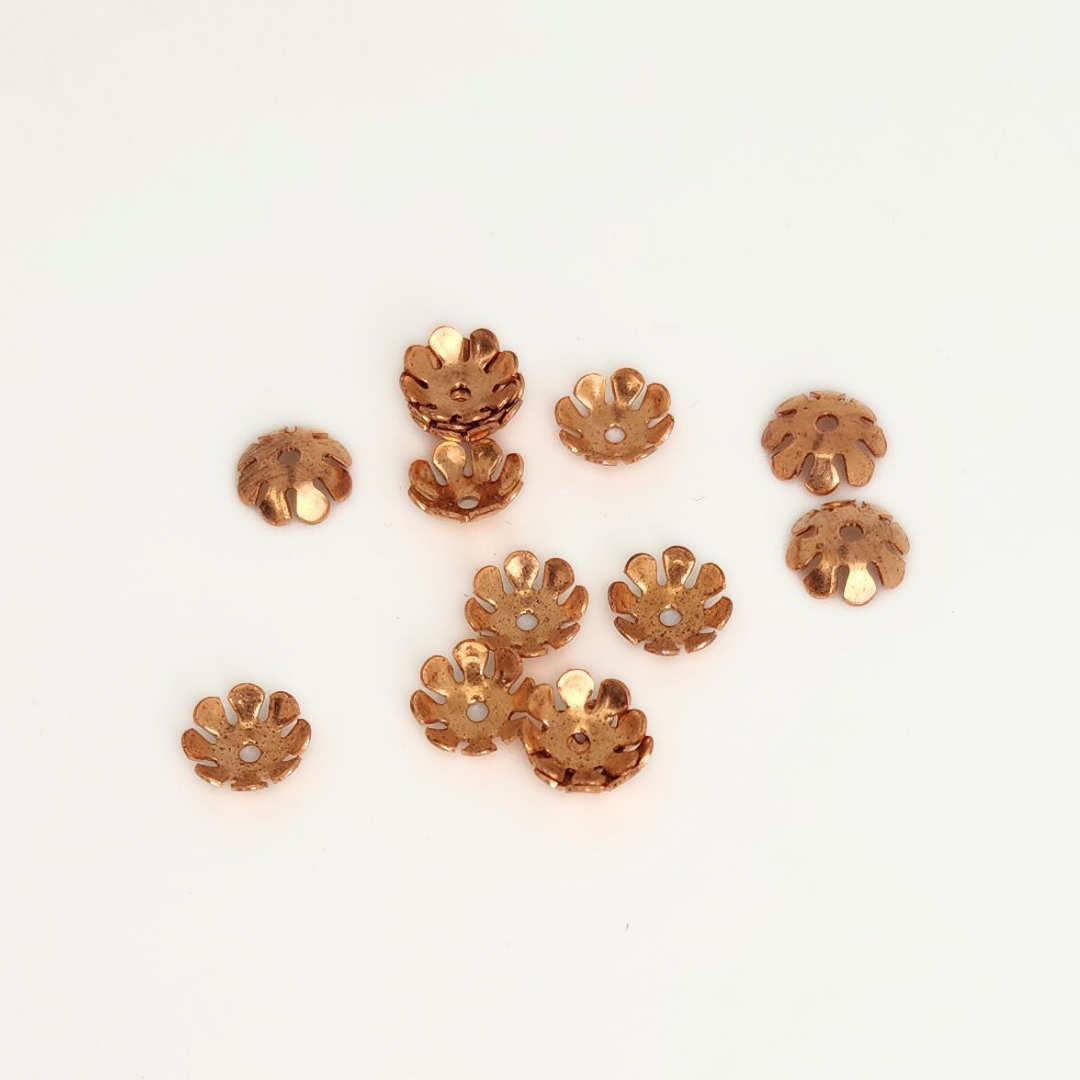Flower Bead Cap 8mm
