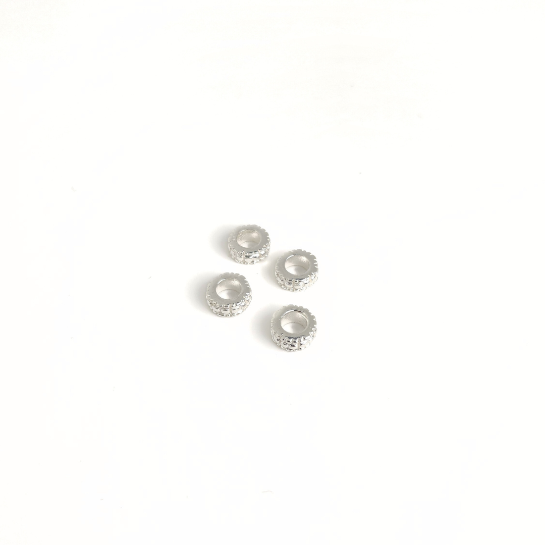 Large Hole Ruffles Spacer 9mm