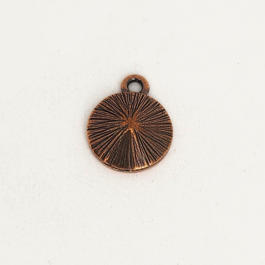 Plain Round Charm 12mm