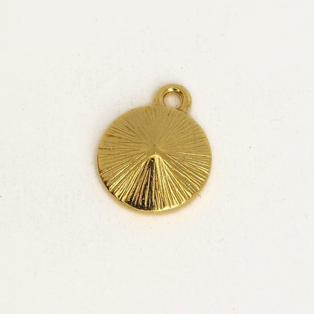 Plain Round Charm 12mm