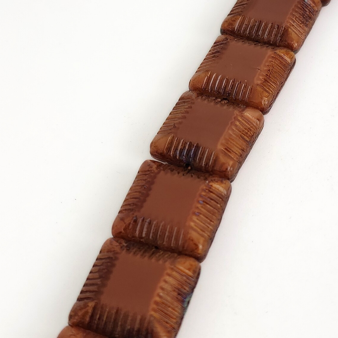 Brown Satin Square