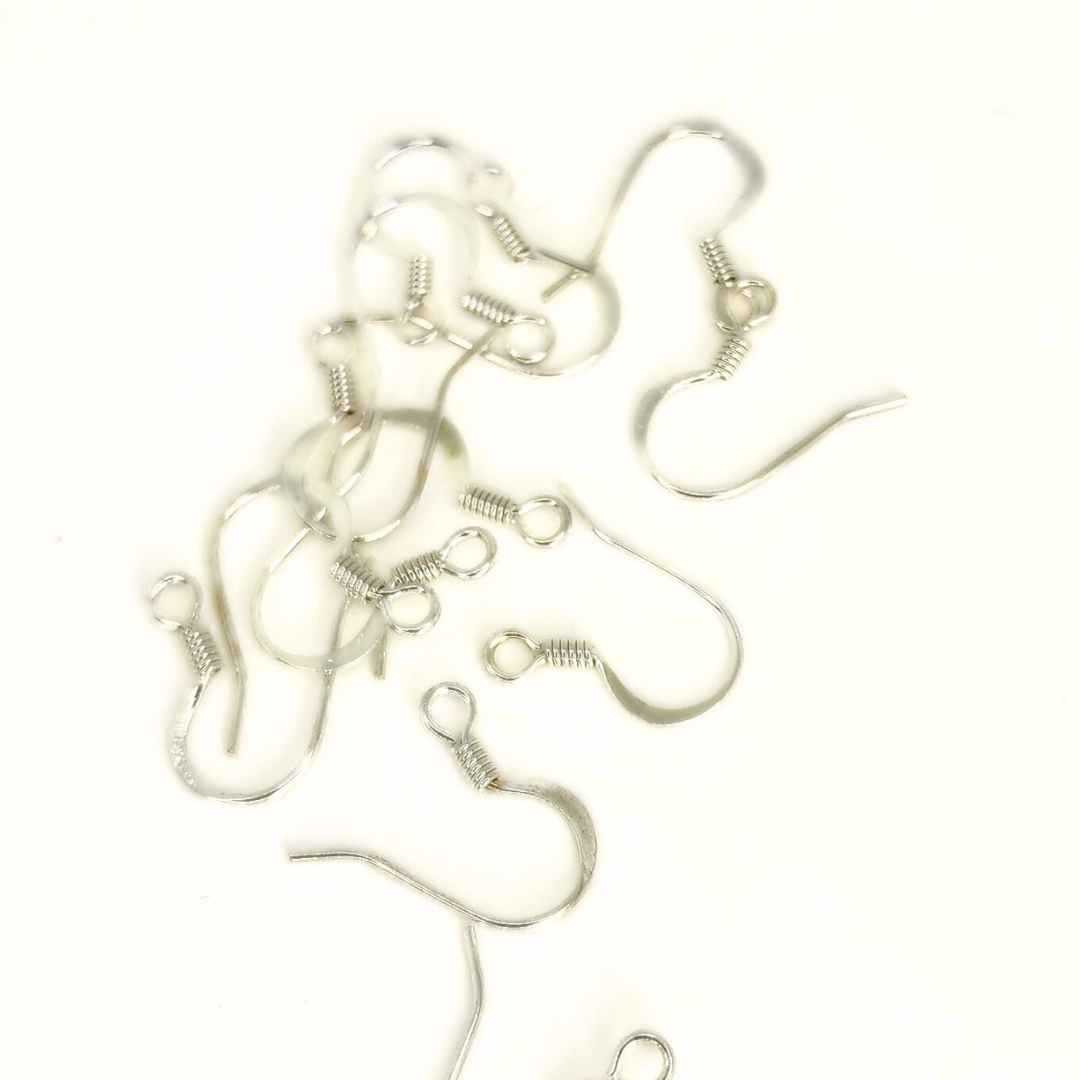 Ear Wire Hammered 15x17mm