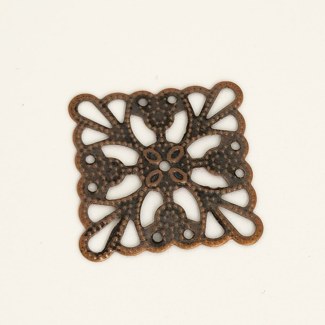 Filigree Square 24x24mm