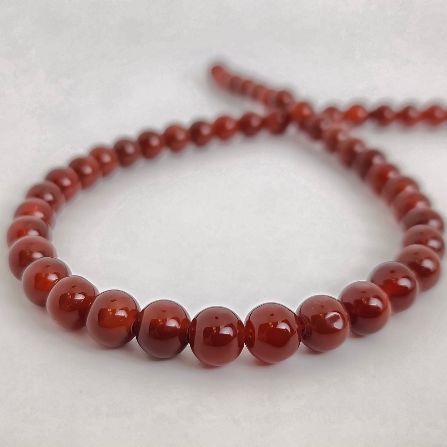 Red Agate Round 8mm