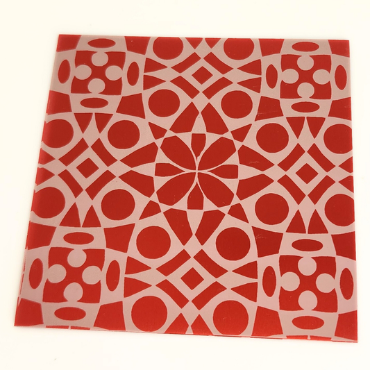Geo Dots Aluminum Sheet 3x3"