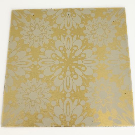 Flower Aluminum Sheet 3x3"