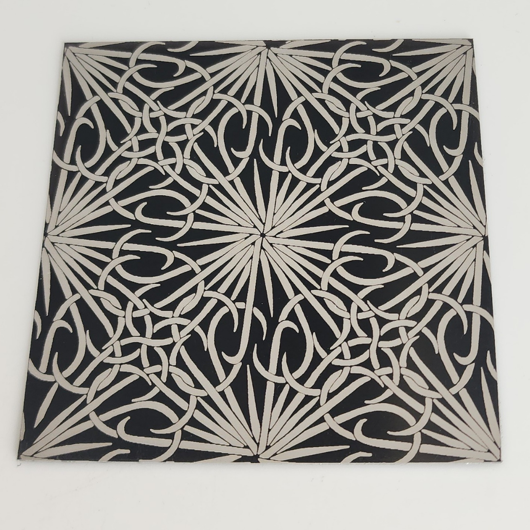 Spirograph Aluminum Sheet 3x3"