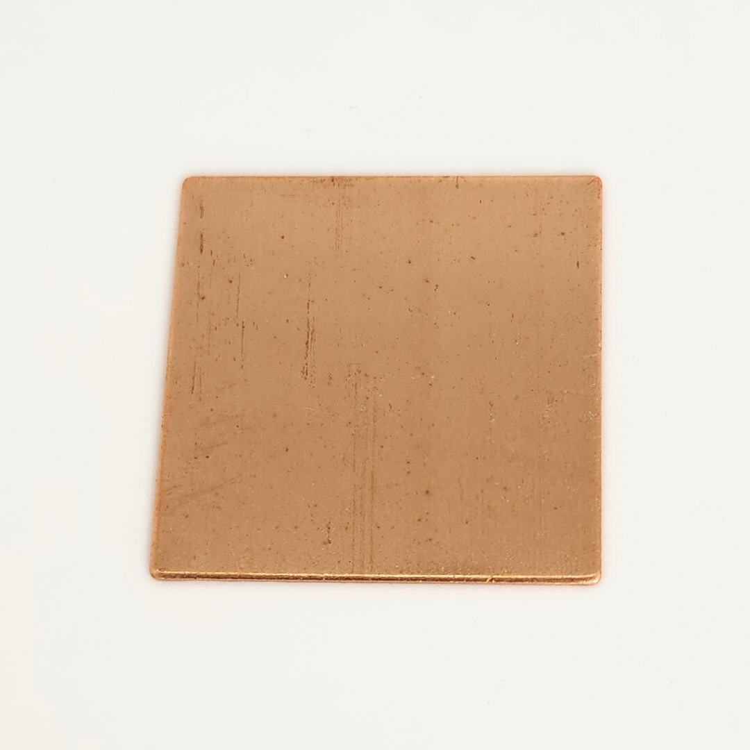 '-D- Copper Square 1"
