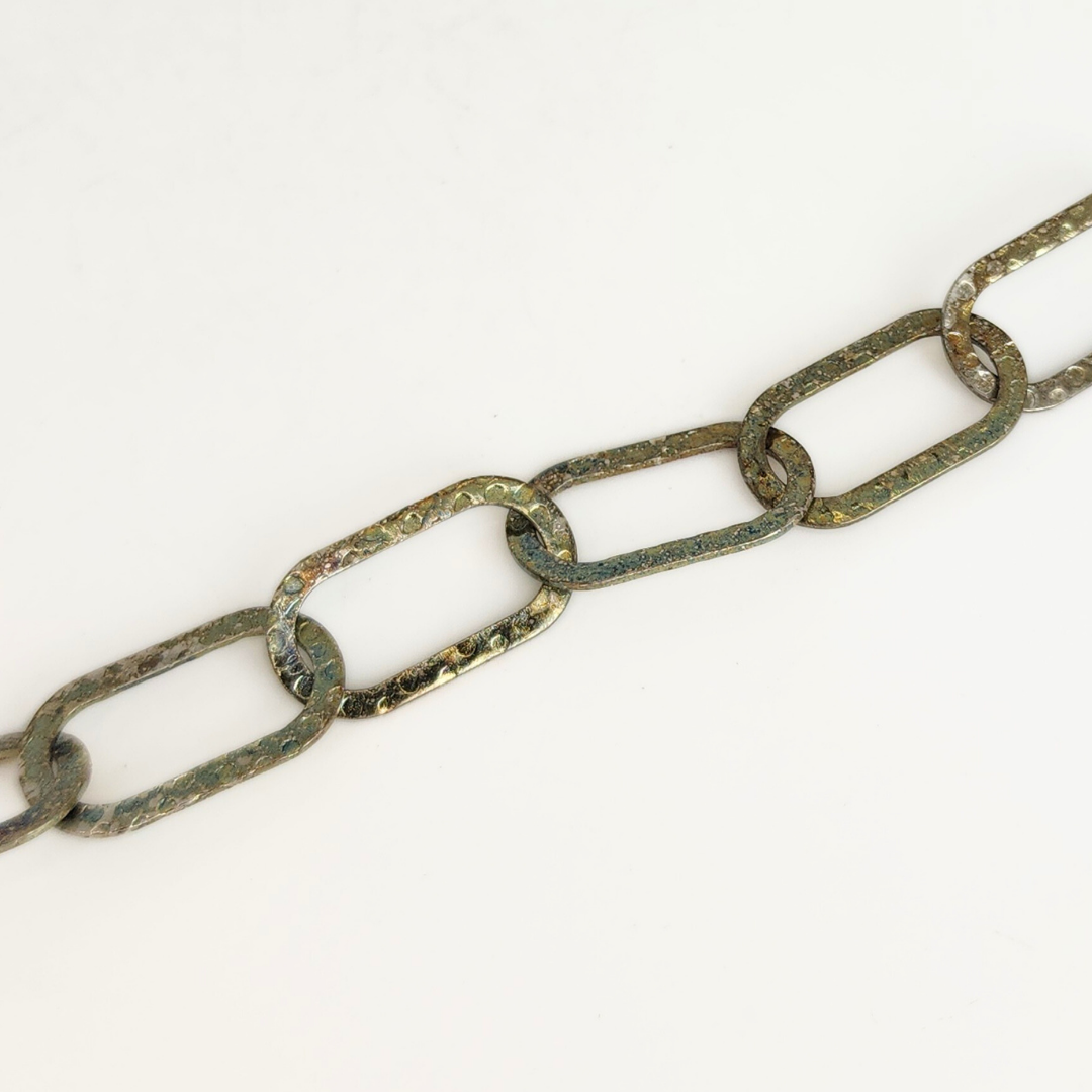 Oval Hammered Chain 22x12mm