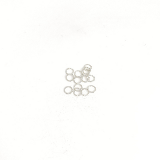 Sterling Silver Closed Glitter Jump Ring 21g