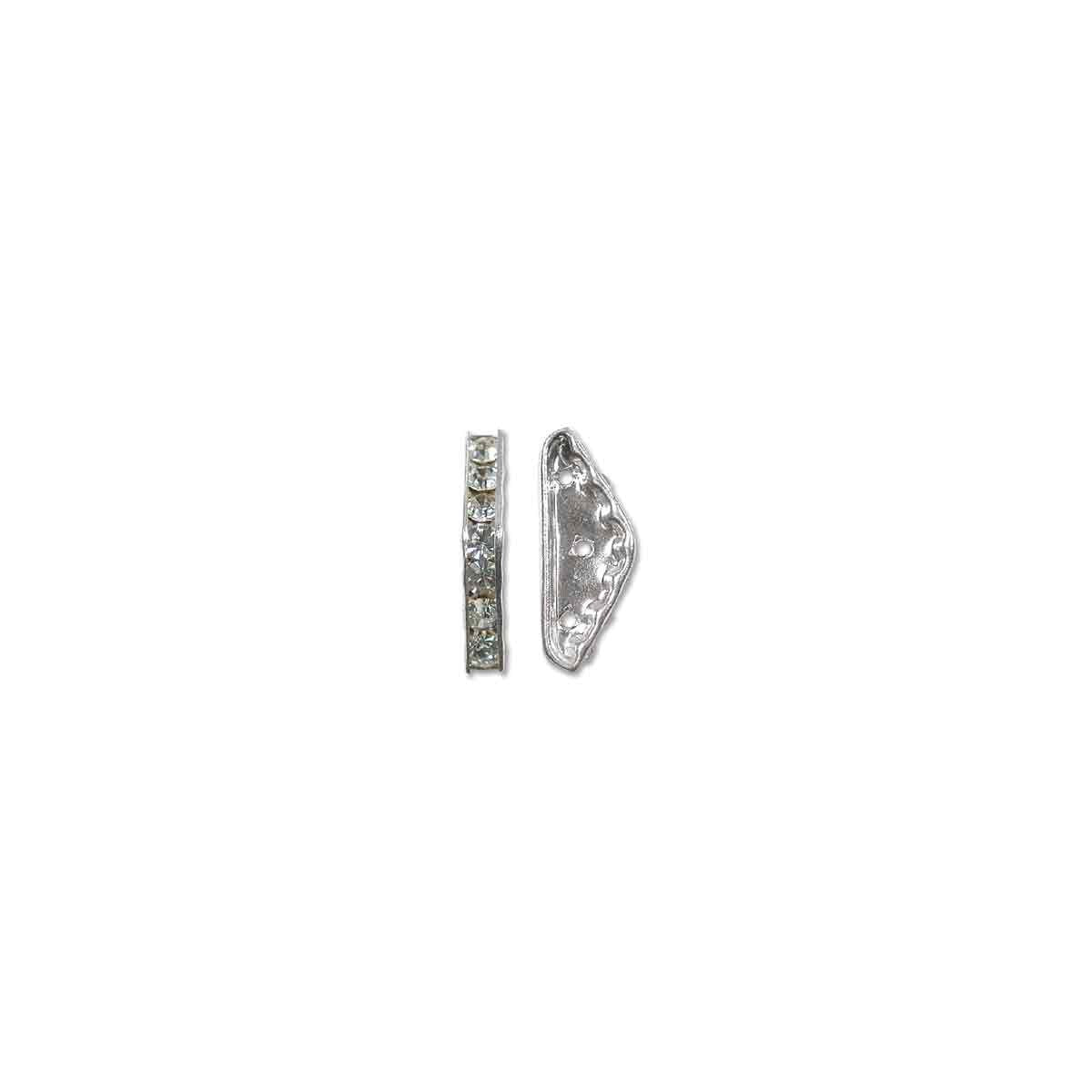 Rhinestone Triangle 22x8mm