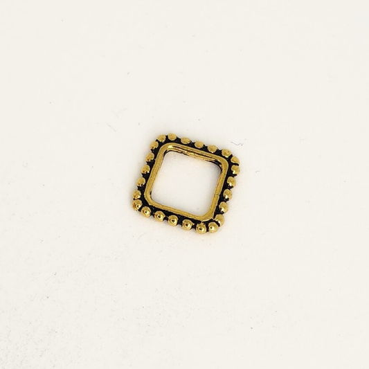 Beaded Square Ring