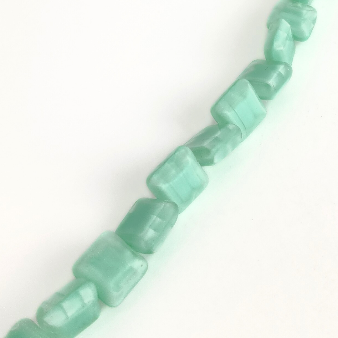 Mint Flat Square Window 11x8mm