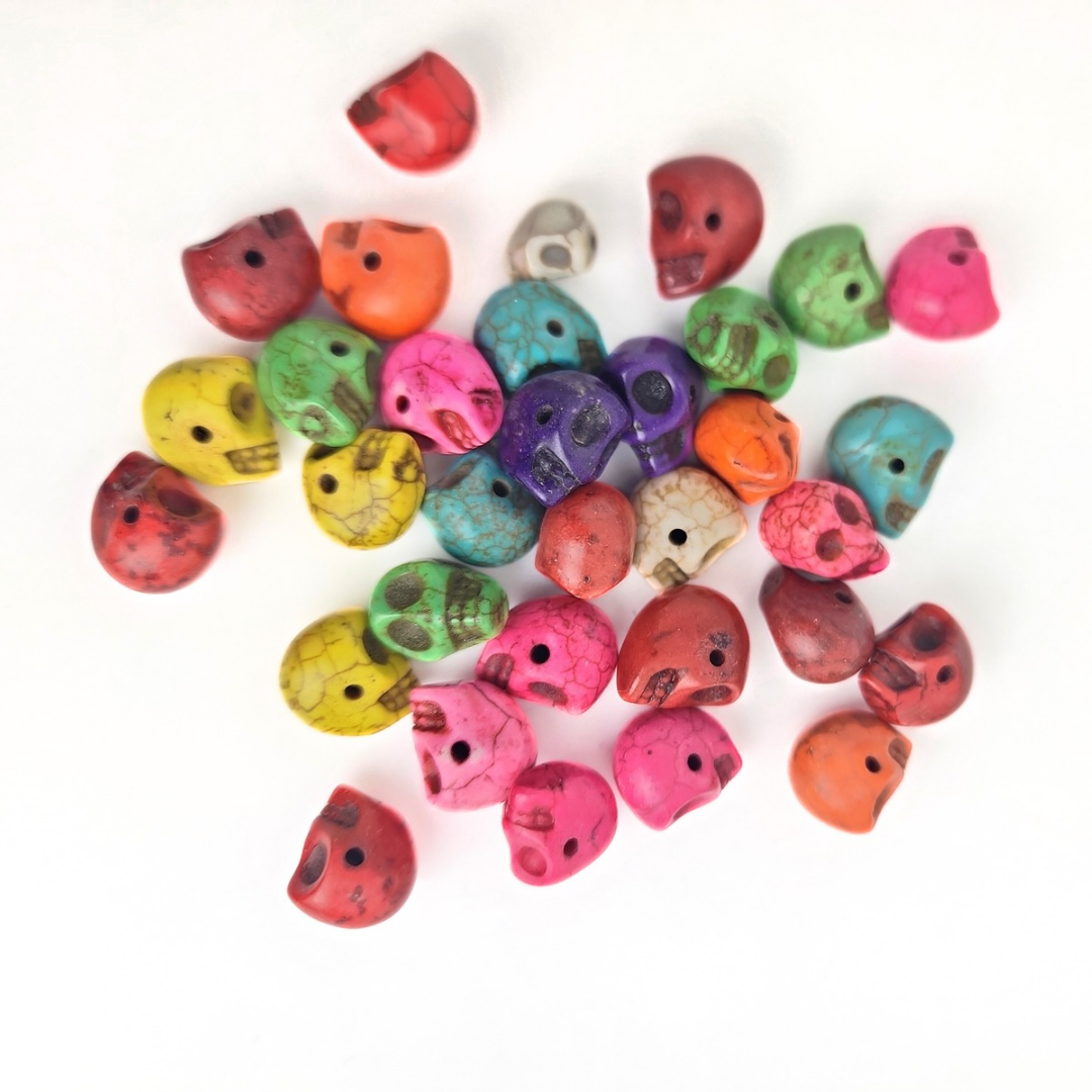 Howlite Mini Skull 14mm