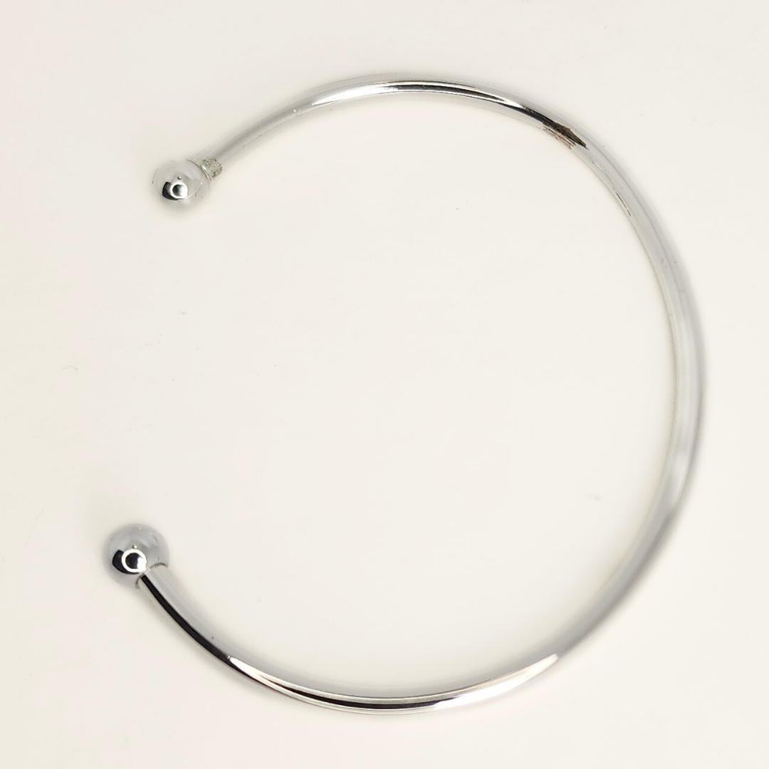 Cuff Bracelet w/Balls 70mm