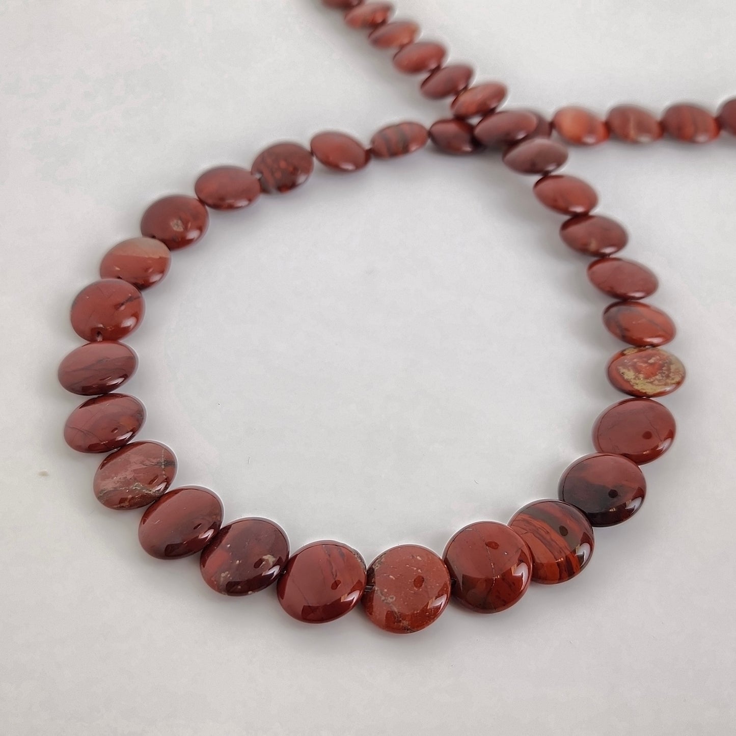 Rainbow Jasper Lentil 12mm