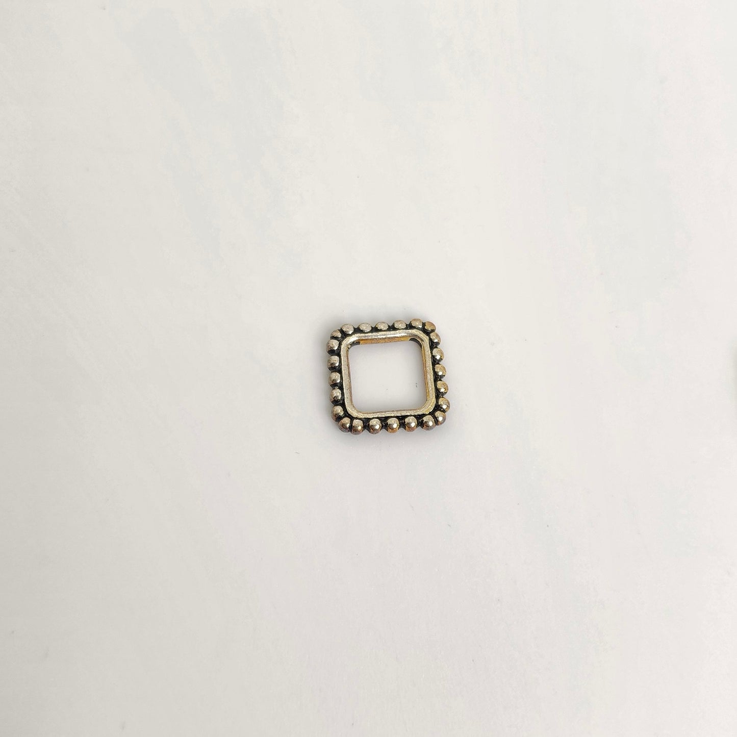 Beaded Square Ring