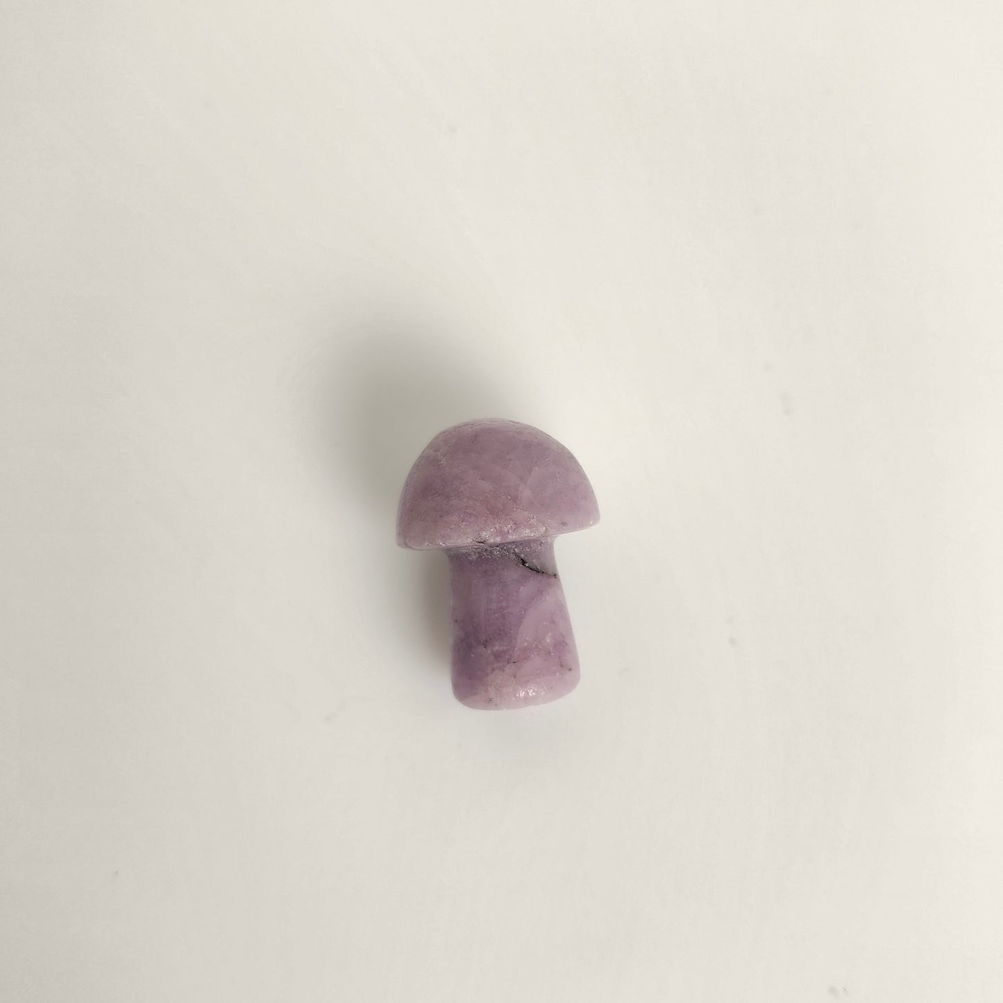 Lepidolite Large-Hole Mushroom 15x19mm