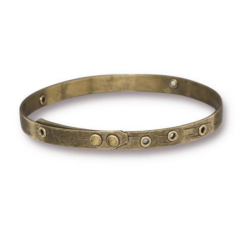 Bangle Bracelet w/ Eyelet Openings