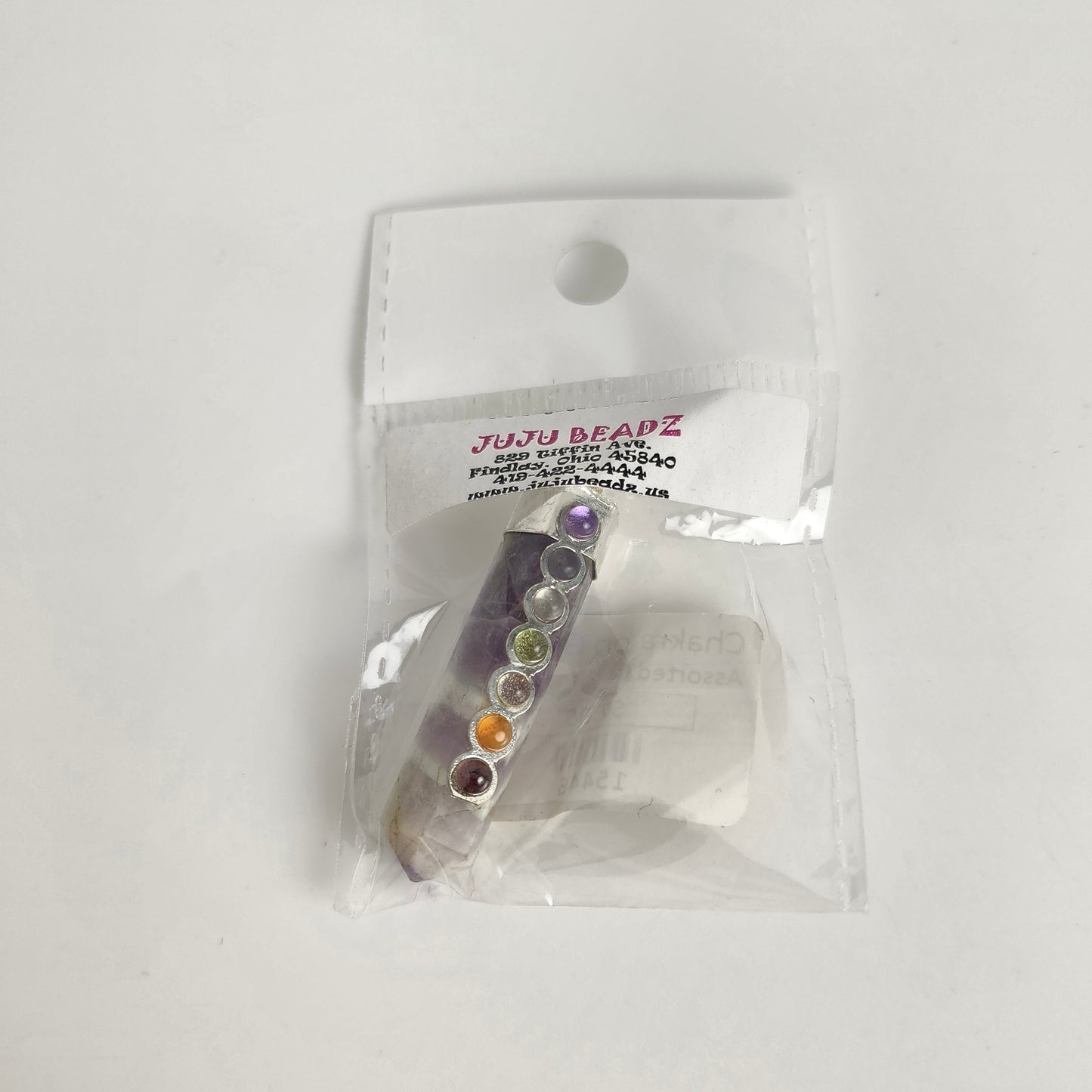 Chakra on GemStone Point Assorted