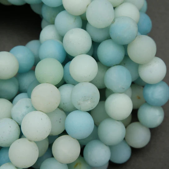Matte Amazonite A 10mm Round