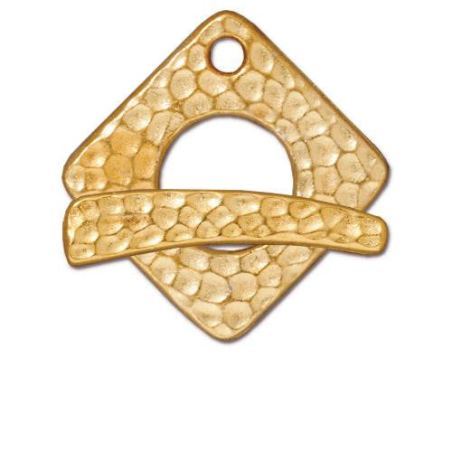 Hammered Square Toggle