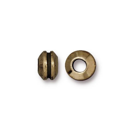 Grooved Bead Large Hole 5mm