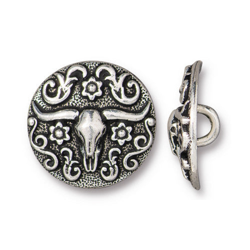 Longhorn Button 16mm