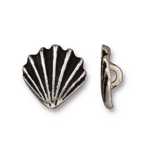 Scallop Shell Button 13mm