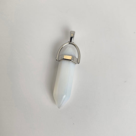Opalite Hexagon Pendant 8x32mm