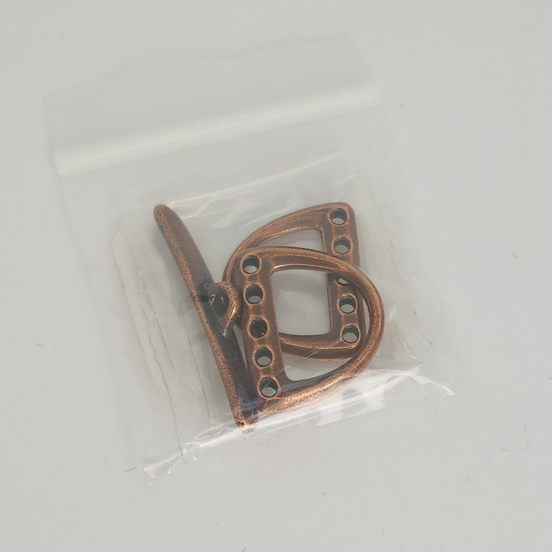 5 Hole D-Ring Clasp Set 19mm