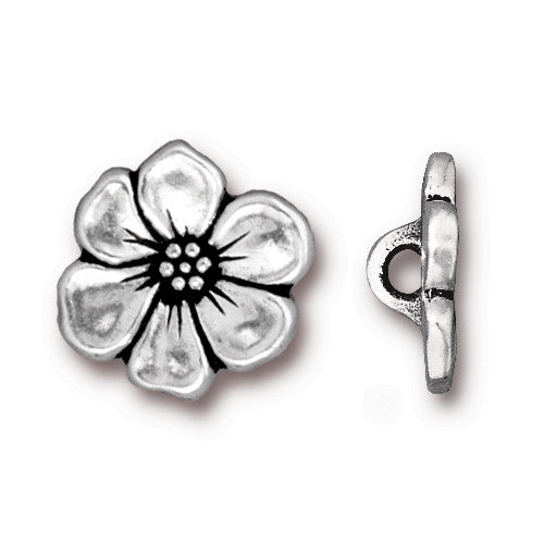Apple Blossom Button 15mm