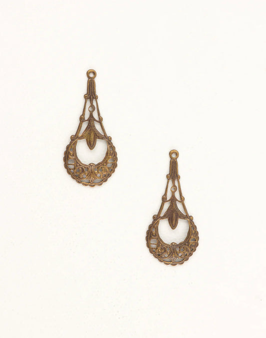 Elegant Chandelier Drop 35x16mm
