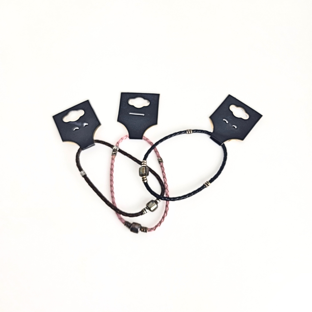 Leather Large-Hole Bracelet