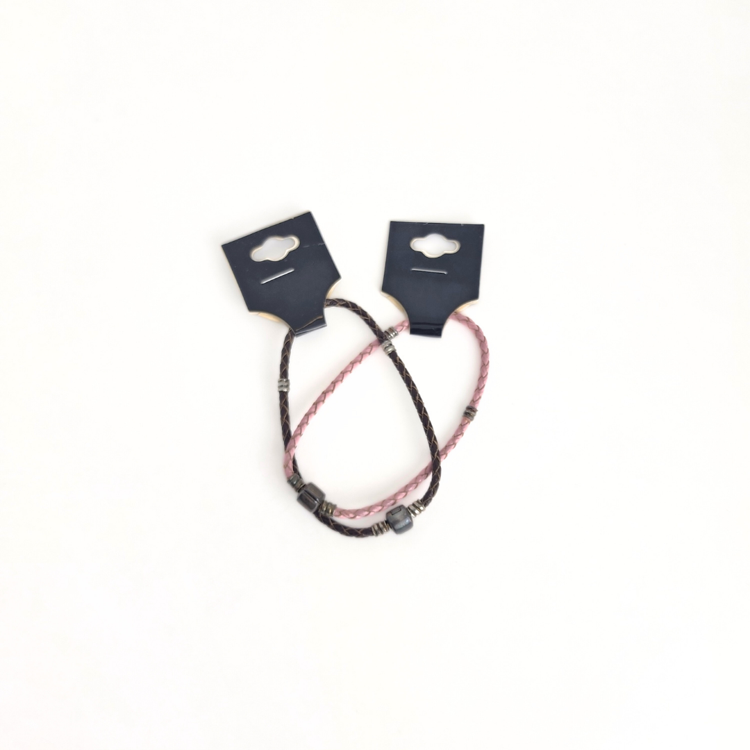 Leather Large-Hole Bracelet