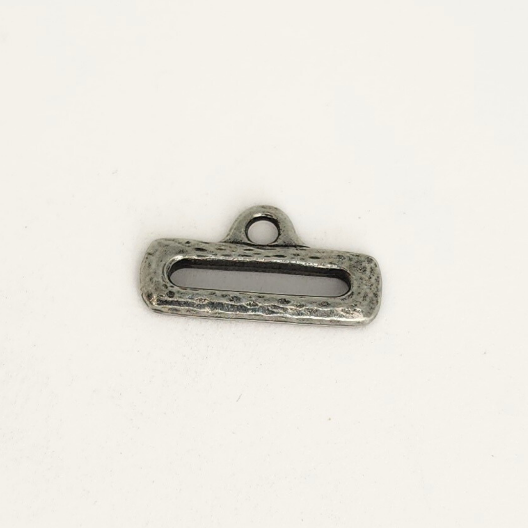 Distressed Slide w/Loop 19x10mm