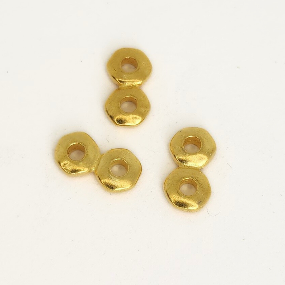 Nugget 2 Hole Bar Link 12x7mm