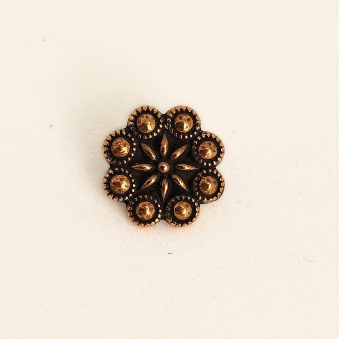Czech Rosette Button 12.25mm