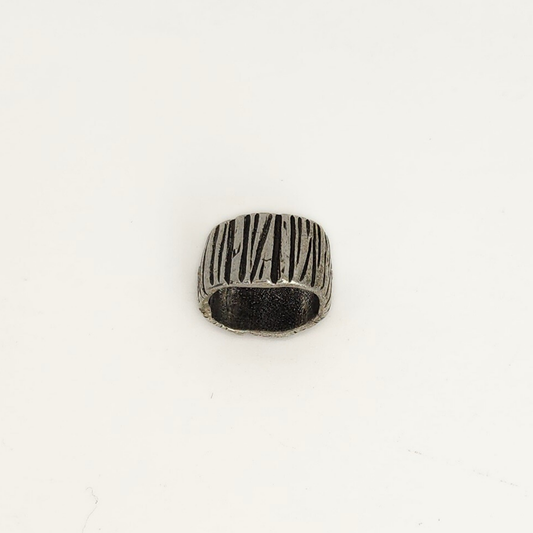 Antique Silver Tree Bark Spacer