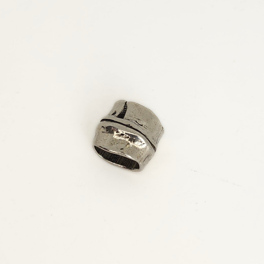 Antique Silver Bamboo Spacer